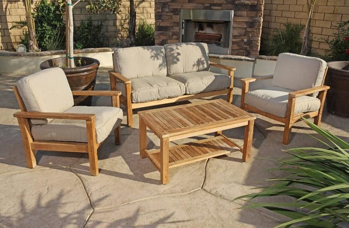 Teak Outdoor Table and Chairs