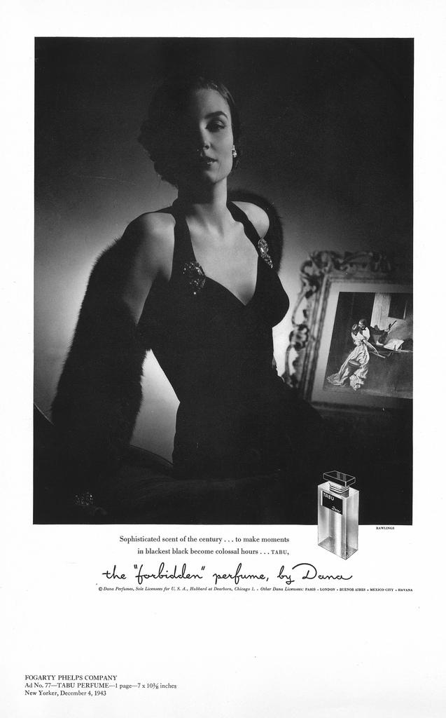 1943 tabu perfume ad retro