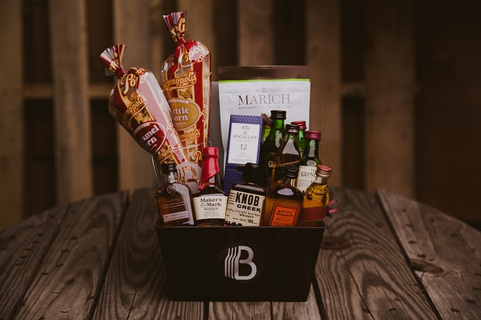 alcohol gift basket 