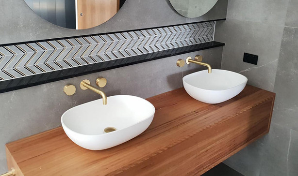bathroom furniture vanity double sink basin