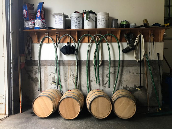 distilling barrels