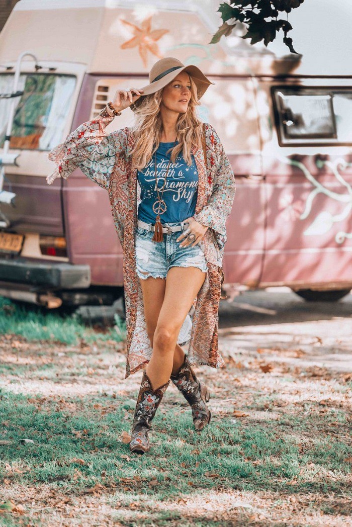 Cowboy Boots for a Boho Touch