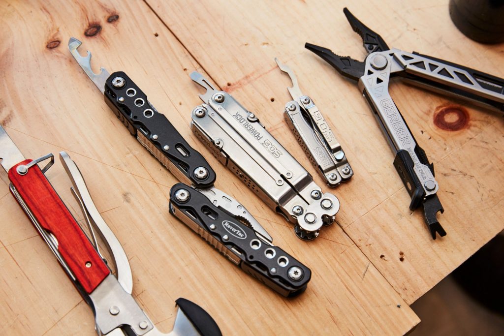 Multitools are like the Swiss army knives of modern outdoor enthusiasts. They offer you a convenient and easy way to carry several different tools in one convenient and relatively light package. Simple multitools will generally include pliers, scissors and a knife blade, while the more elaborate models will include everything from a bottle opener to tweezers to screwdriver bits. As with other camping-gear decisions, you'll have to balance the forces of weight and luxury, which means considering your needs carefully when making your choice.