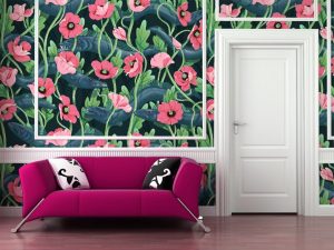 Floral wallpaper