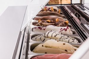 ice cream display counters