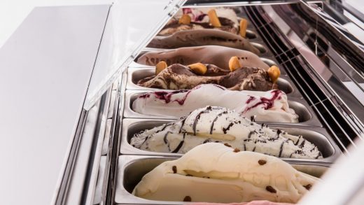 ice cream display counters