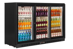 3 door display chiller