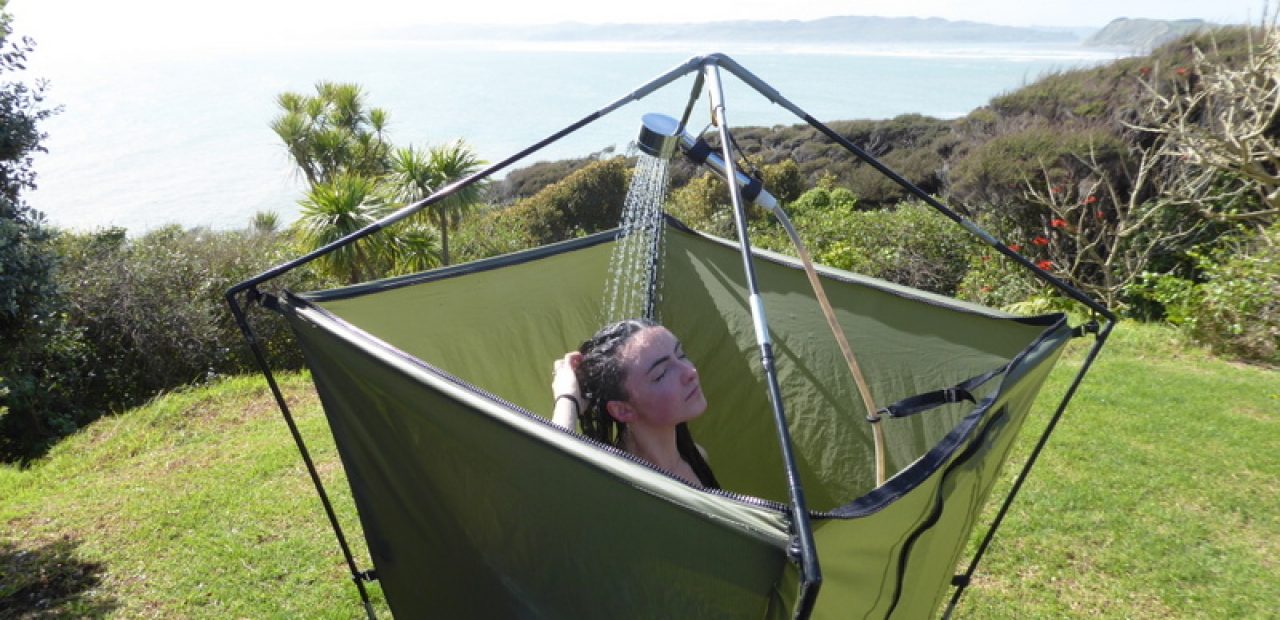 camping shower portable