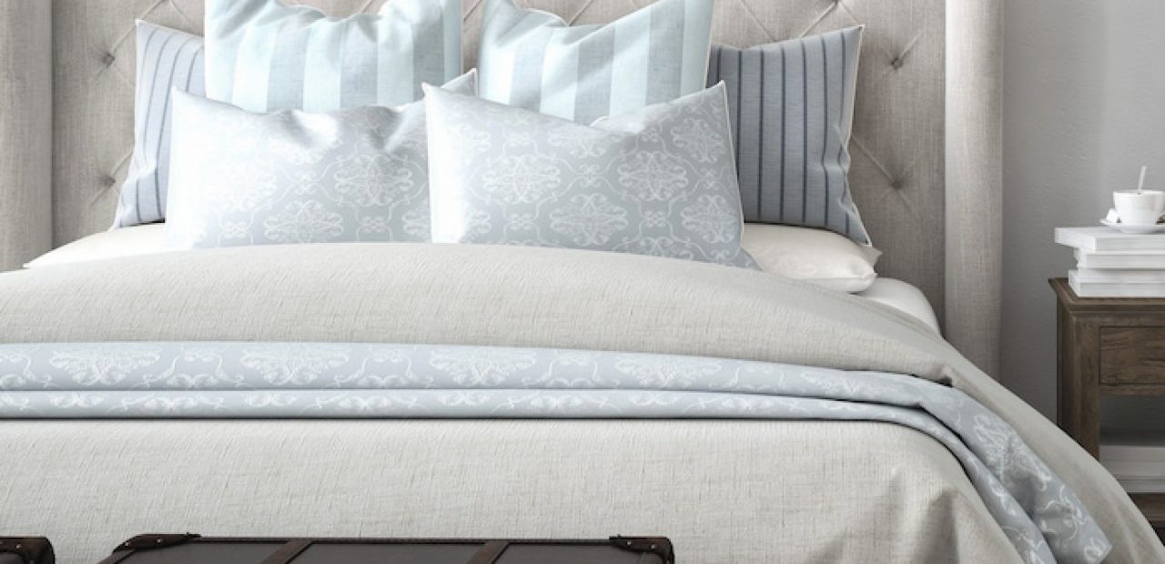 pink designer bed headboard for bedroom