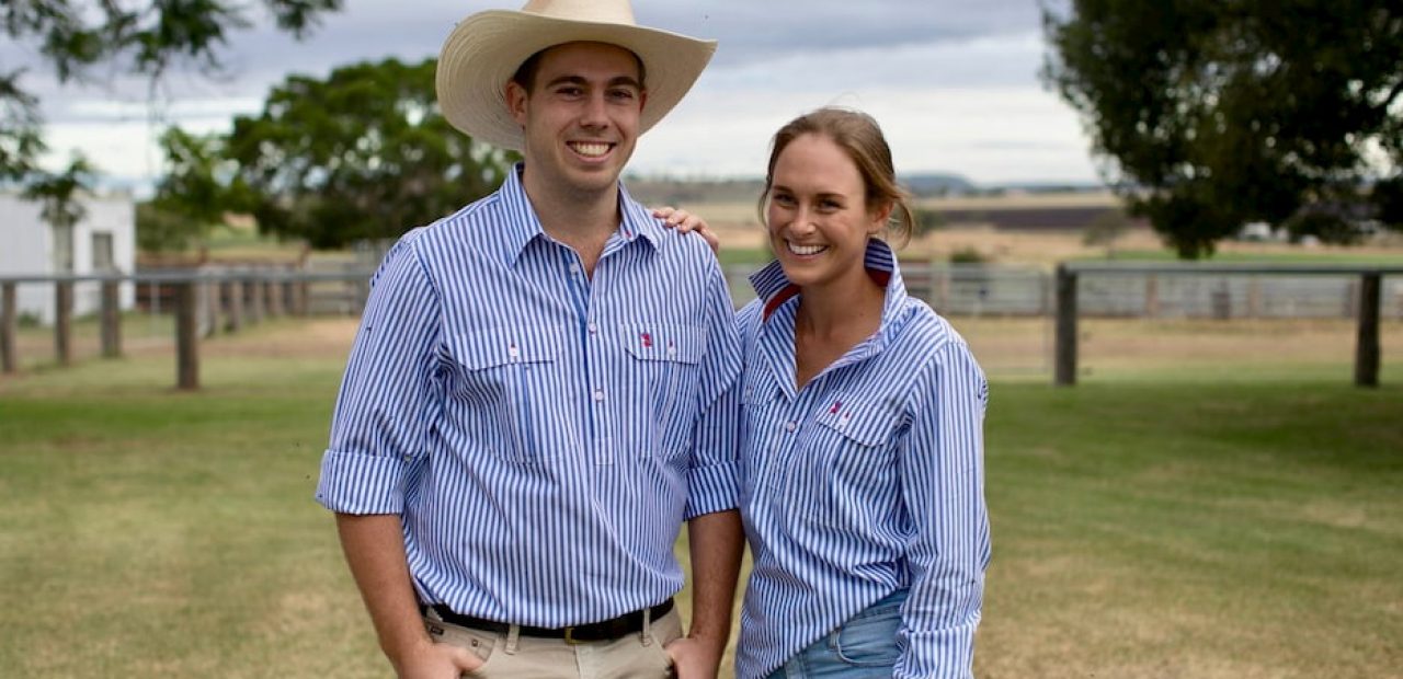 man and women wearing western shirts