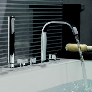 picture of a bathroom tapware like waterfall