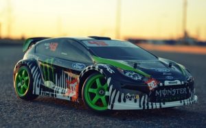 close up picture of rc car