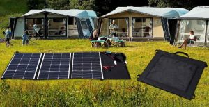 portable solar camping bag
