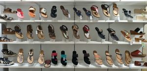 picture of assorted colorful footwear flip-flop sandals