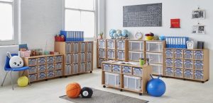 item storage in classroom
