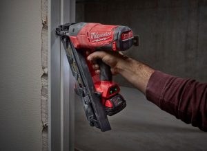 Milwaukee battery powered nailer