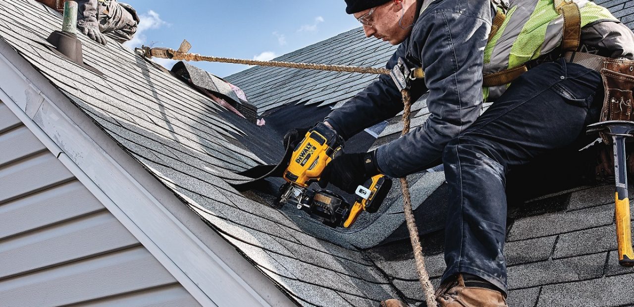 working with nailer