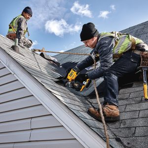 working with nailer