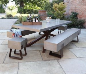 concrete furniture outdoor