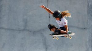 skateboarding