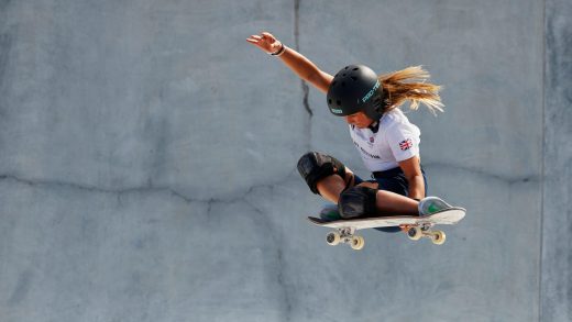 skateboarding