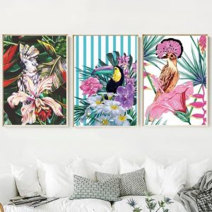 tropical wall art