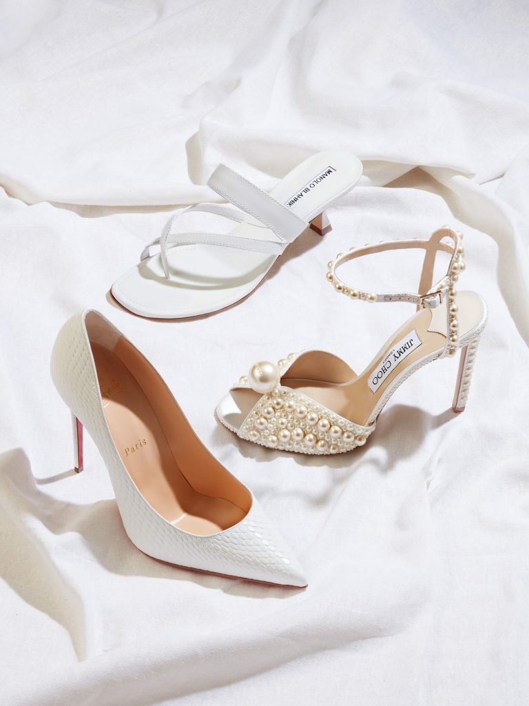champagne wedding sandals