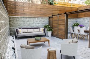 scandinavian outdoor space
