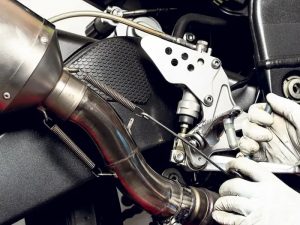 motorcycle exhaust springs