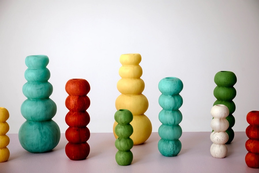 picture of resin homewares designed vases