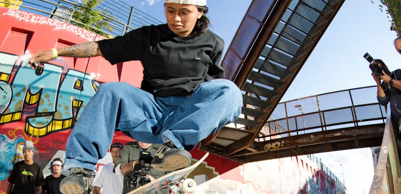 girl on skateboard