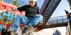 girl on skateboard