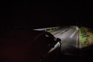 Car driving in night