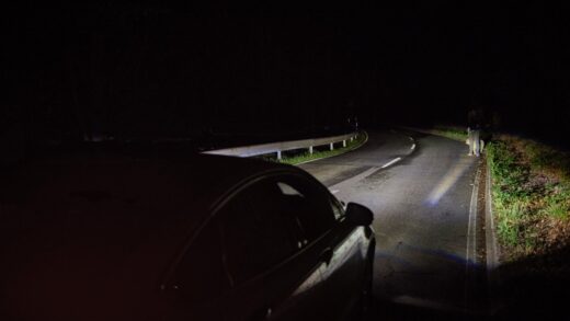 Car driving in night