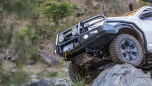 Isuzu DMax with bull bar