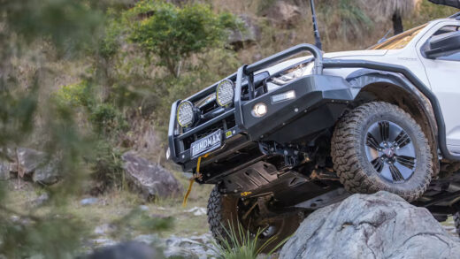 Isuzu DMax with bull bar