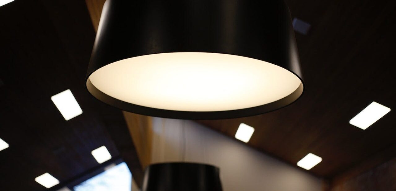 black ceiling