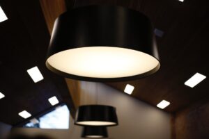 black ceiling