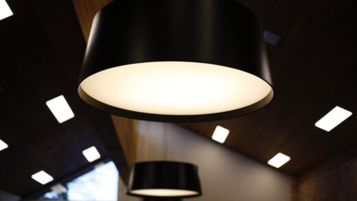black ceiling