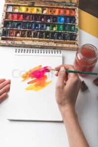 person coloring