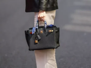woman holding a bag