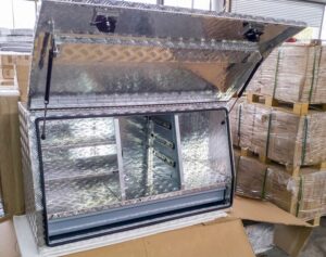 open canopy showing storage space