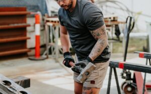man wear Hard Yakka workwear