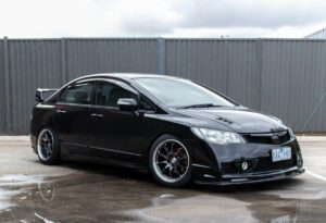 car with a body kit