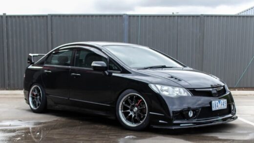car with a body kit