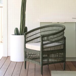 Malawi Style Club Chair Green