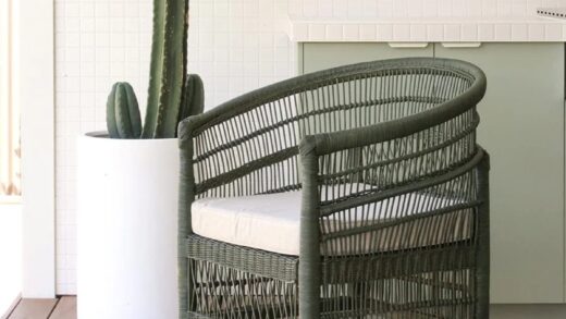 Malawi Style Club Chair Green