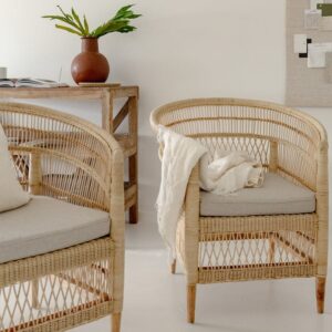 Malawi Style Club Chair Natural