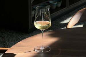 glass of white wine