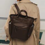 travel backpack on a ladie